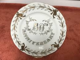 LEFTON CHINA 50th ANNIVERSARY PLATE 9 1/8" DIAM NUMBERED ...