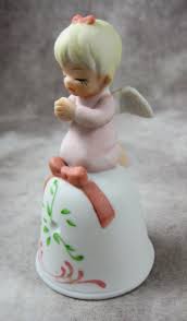 LEFTON Praying Angel Bell - Porcelain Ceramic Bisque - 1985 ...