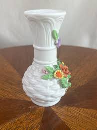 Vintage Lefton China Bud Vase: Hand-painted Floral Porcelain ...