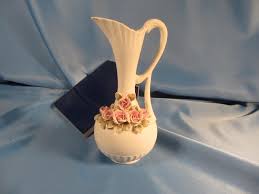 ARNART RAISED RELIEF Bisque Small Urn Pitcher With Raised ...