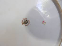 Lefton Hand Painted 8" Pink Rose Reticulated Plate | eBay