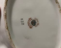 Vintage Porcelain Ashtray, Floral With Gold Trim, Lefton ...