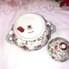 Buy Lefton China Sugar Bowl, Vintage Lefton China, Hand ...