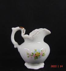 Lefton China Miniature Bowl & Pitcher Floral Decoration ...