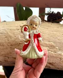 Vintage LEFTON Victorian Christmas Angel Bell Ornament: MCM ...