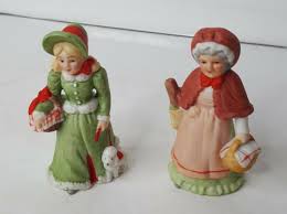 Lot of 2 Lefton Colonial Village Figurines 1980s w Original ...