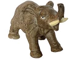 Vintage LEFTON Trunk Up ELEPHANT 5" Porcelain Figurine 07466 | eBay