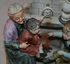 Lefton Japan 7902 Policeman Grandma With Several Boys Figurine Collectible EE | eBay