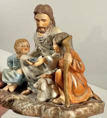 Vintage HOMCO THE FISHERMAN, 1983 Masterpiece Porcelain, Jesus and Children | eBay