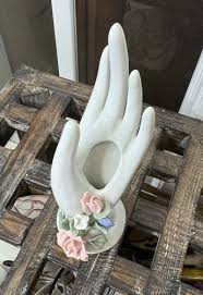 Vintage China Porcelain Hand Vase With Flowers | eBay