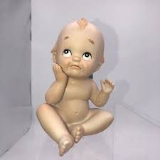 Lefton Kewpie Doll Porcelain Bisque Vintage Figurine Baby ...