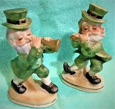 Lefton Japan Leprechaun St. Pat's Irish Trumpet & Flute ...