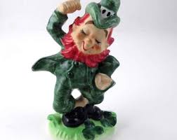 Vintage Lefton St. Patrick's Day Irish Leprechaun Elf ...