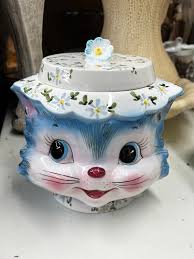 Vintage Lefton Miss Priss Kitty Cookie Jar - NO CHIPS - Etsy