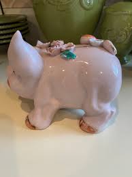 Lefton Vintage Pig Piggy Bank - Etsy