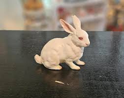 Vintage Lefton Japan H880 White Ceramic Bunny Rabbit - Etsy