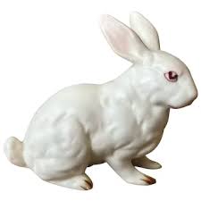 Similar Items to Lefton Ceramic White Rabbit