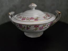 Vintage Valmont China Briar Rose Pattern Gravy Boat and Dish ...