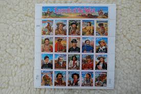 Legends of the West 29c Stamps Full Mint Sheet Sc#2869a-t 10 ...