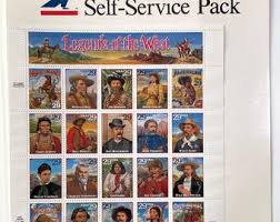 Legends of the West - 1993 US Stamps - Pane of 20/scott ...
