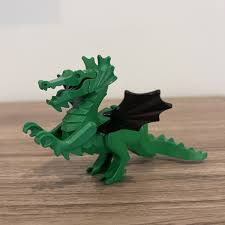 Lego Vintage Classic Castle Knights Green Dragon Figure with ...