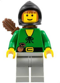 Lego MINIFIGURE Vintage Robin Hood Dark Forest - Forestman W ...