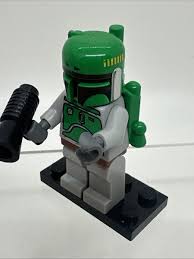 LEGO Star Wars Boba Fett Minifigure SW0002A Dark Brown Helmet Markings 6209 6210 for sale online | eBay