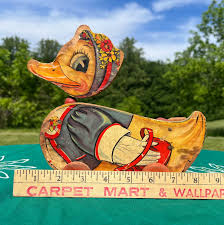 Vintage Fisher Price 540 Granny Duck 540 1939 1940 Blue ...