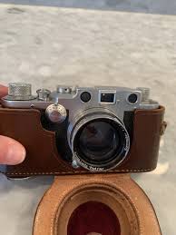 Vintage 1940s Leica IIIc 35 mm Camera with Tripod and ...
