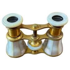 Pair of Early 20th century French brass Opera Glass, 1900s For Sale at 1stDibs