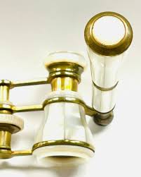 Vintage Antique French Paris Full Mother Of Pearl Opera ...