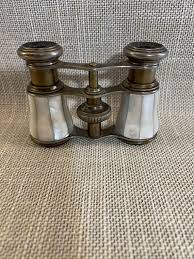 Vintage MOP and Gold Lamier French Opera Glasses - Etsy