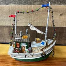 Lemax Annibelle Trawler Boat Christmas Village - Etsy