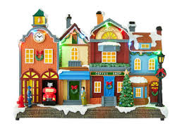 2024 Holiday Time Christmas Musical LED Multi-Color Village ...
