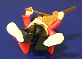 Vintage Clown Kid Playing A Violin Anri Toriart Italian ...