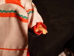 Vintage Doll Russian USSR Kykna HANDSEWN TRADITIONAL COSTUME ...