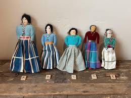 Vintage Traditional Navajo Cloth Dolls Circa 1930-1950's ...