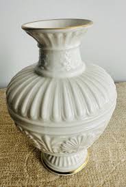 Lenox Athenian Cream Bone China Vase 9.5” Tall Made in USA ...