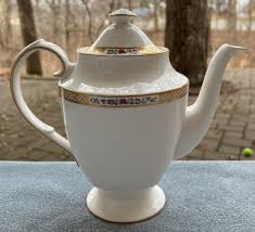 Spode Golden Trellis Coffee Pot Coffee Server | eBay