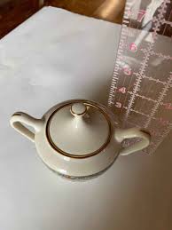 Vintage Lenox Autumn sugar bowl with lid and creamer set ...