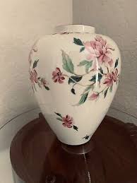 LENNOX PORCELAIN VASE - EMBOSSED JAPANESE FLOWER DESIGN | eBay