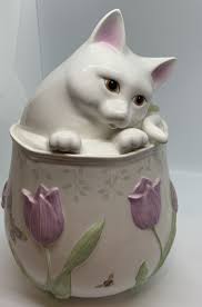 Kitten Cookie Jar By Lenox, Butterfly Meadow By Louise Le ...