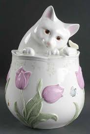Butterfly Meadow Figural Cookie Jar & Lid by Lenox ...
