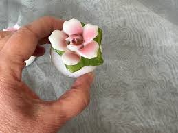 Vintage Porcelain Flower Salt and Pepper Shakers, a Pair ...