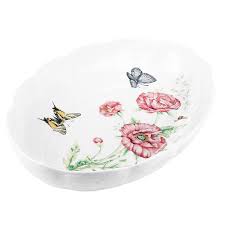 Butterfly Meadow Scalloped Oval Baker – Lenox Corporation