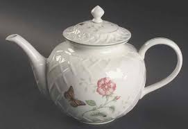 Butterfly Meadow Carved Teapot & Lid by Lenox | Replacements ...