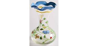 Butterfly Meadow Handpainted 6" Crimped Vase by Lenox ...