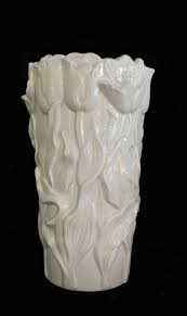 Cheryl Johnson for Ebeling Reuss White Porcelain Vase with ...