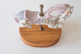 Ceramic Carousel Horse Music Box – Home and Such