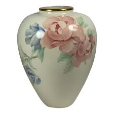 Vintage Lenox Chatsworth Porcelain Floral Vase | Chairish